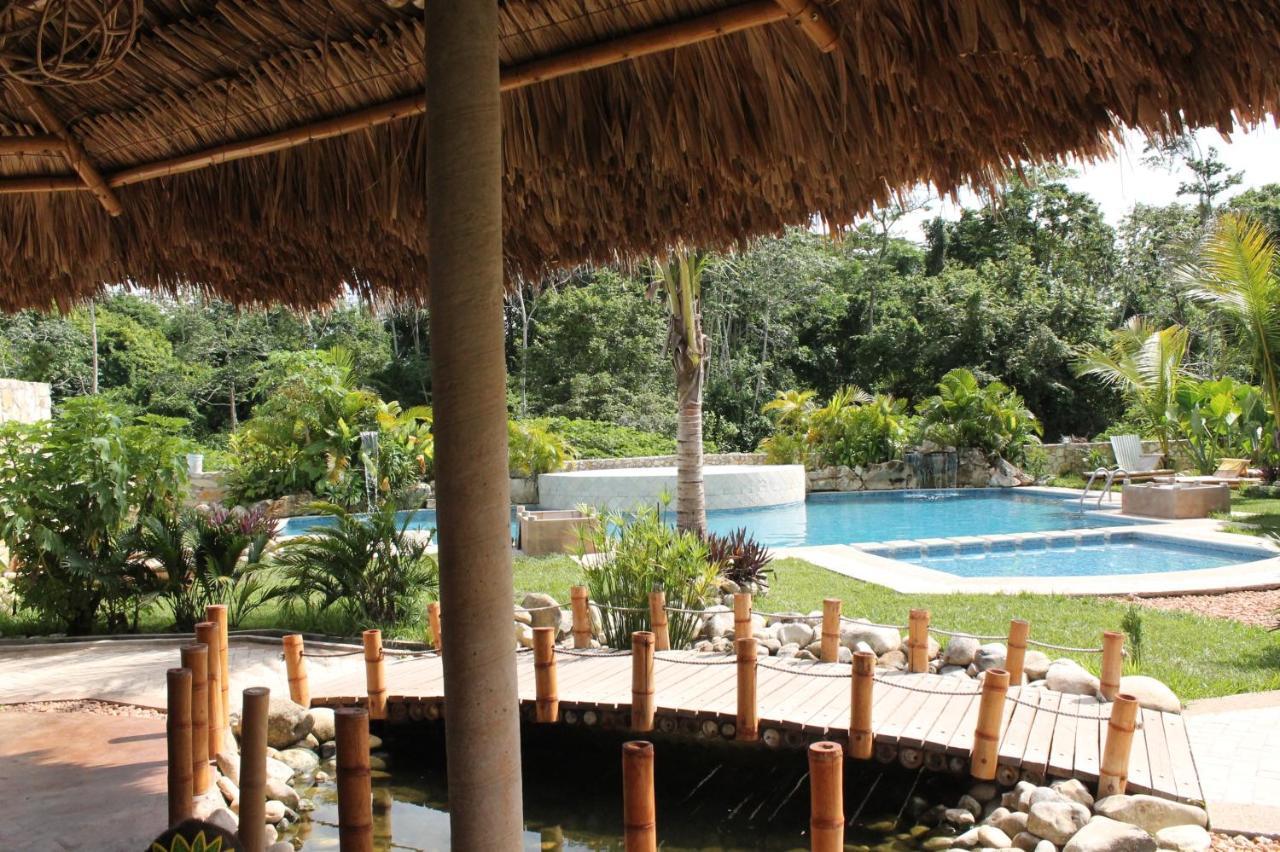 Axkan Palenque, Shows En Vivo & Gastronomia Mar Y Tierra & Travel Agency Dış mekan fotoğraf